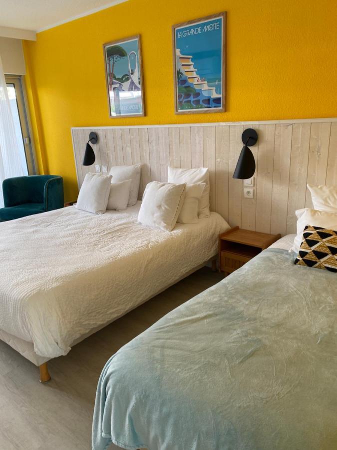 Hotel Saint-Clair, Cote Plage Ла-Гранд-Мот Экстерьер фото