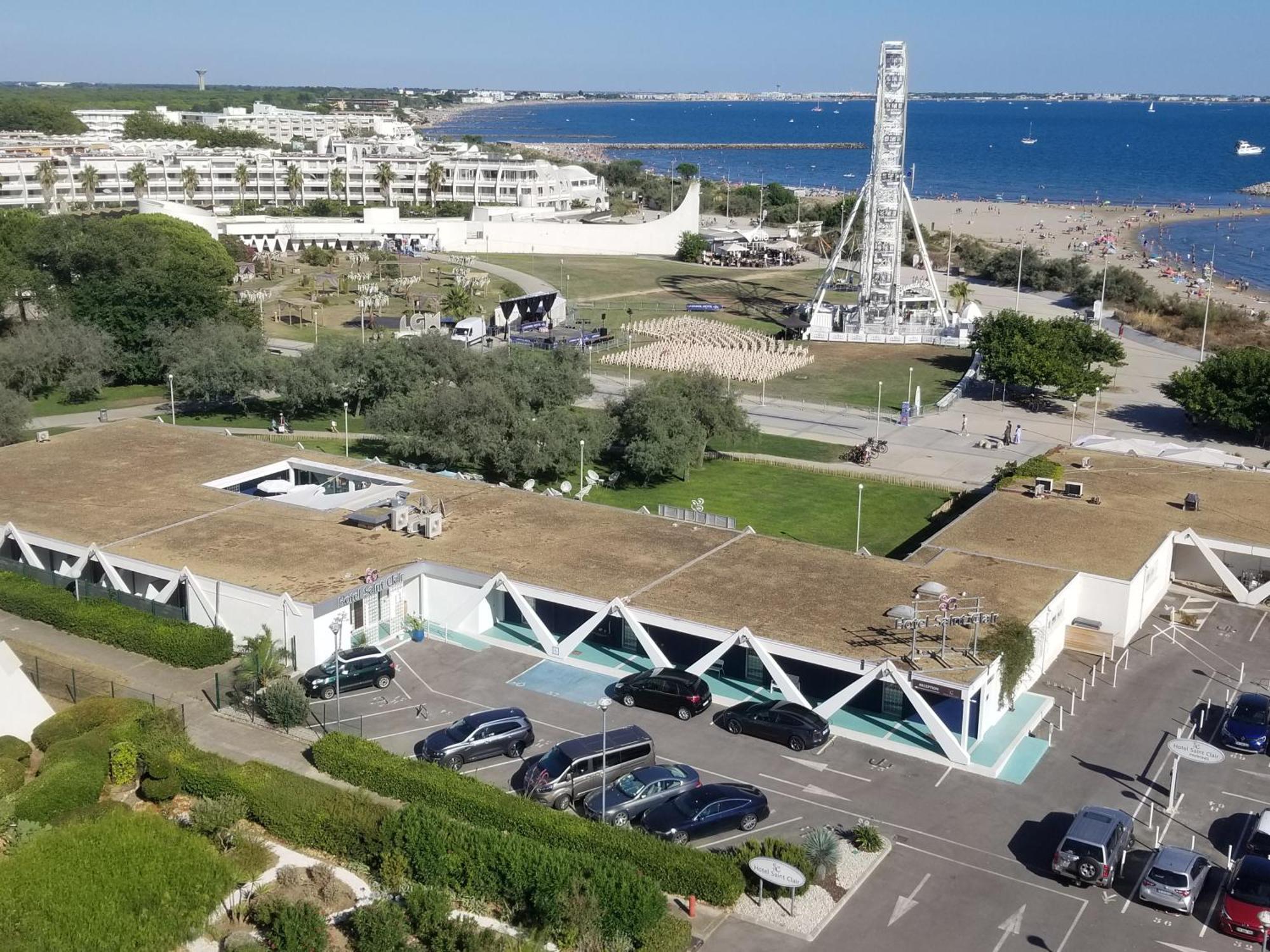 Hotel Saint-Clair, Cote Plage Ла-Гранд-Мот Экстерьер фото